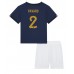 Billige Frankrike Benjamin Pavard #2 Hjemmetrøye Barn VM 2022 Kortermet (+ korte bukser)